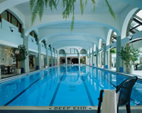 pool at the fairmont banff springs hotel